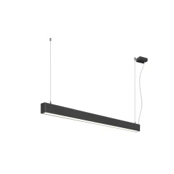 pendant luminaire GLENOS® 2.0 PD 120CM DALI controllable, UGR < 19 IP20, black dimmable