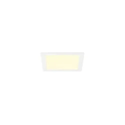 Plafondinbouwarmatuur SENSER 2.0 24 RL SQUARE PHASE CCT hoekig, CCT Switch IP20, wit dimbaar