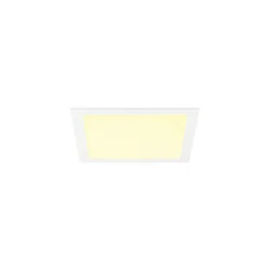 Plafondinbouwarmatuur SENSER 2.0 30 RL SQUARE DALI CCT hoekig, DALI aanstuurbaar, CCT Switch, UGR < 19 IP20, wit dimbaar