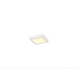 Wand- en plafondarmatuur SENSER 2.0 18 CW SQUARE DALI CCT hoekig, DALI aanstuurbaar, CCT Switch IP20, wit dimbaar