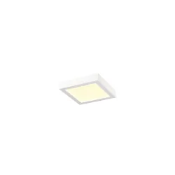 Wand- en plafondarmatuur SENSER 2.0 24 CW SQUARE DALI CCT hoekig, DALI aanstuurbaar, CCT Switch IP20, wit dimbaar
