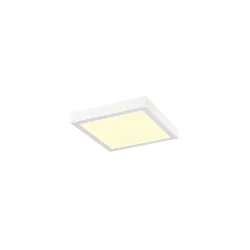 Wand- en plafondarmatuur SENSER 2.0 30 CW SQUARE DALI CCT hoekig, DALI aanstuurbaar, CCT Switch IP20, wit dimbaar