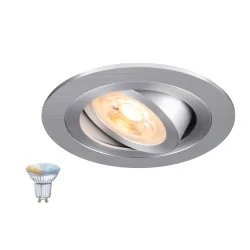 recessed spotlight NEW TRIA® 75 SMART SET GU10 TW round, set of 1, tunable white GU10 IP20, aluminium dimmable