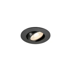 recessed downlight UNIVERSAL DOWNLIGHT SLIM PHASE IP50/IP65, black dimmable