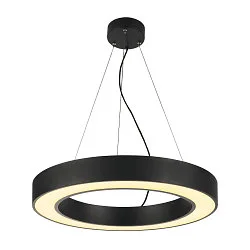 Pendelarmatuur MEDO® RING 60 1-10V ring vorm IP20, zwart dimbaar
