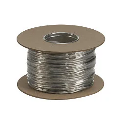 Touw geïsoleerd, aluminium, transparant