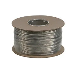 Touw geïsoleerd, aluminium, transparant