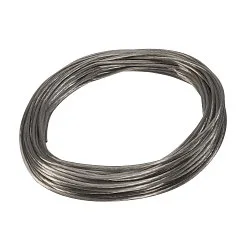 Touw geïsoleerd, aluminium, transparant