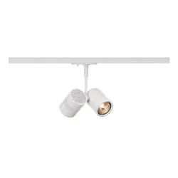 Spot BIMA 2 GU10 IP20 incl. 1-Phasen adaptor, white