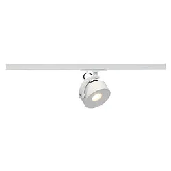 1-fase spot KALU TRACK LED PHASE Incl. 1-Fase Adapter, incl. Netvoeding, cardanisch draaien IP20, wit dimbaar