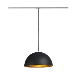 1-fase pendelarmatuur FORCHINI M E27, goud, zwart