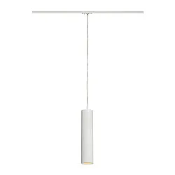 1-fase pendelarmatuur ENOLA B PD-1 down, cilindrisch GU10 IP20, wit dimbaar