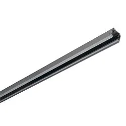 3-fase Opbouwrail EUTRAC 1M SURFACE, zilver, geanodiseerd