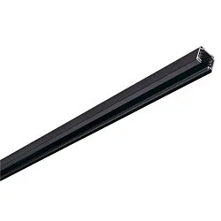 3-fase Opbouwrail EUTRAC 2M SURFACE, zwart