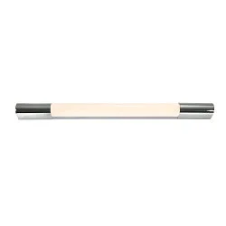 LED Wall luminaire TRUKKO 60cm, chrome/white, 8W, SMD LED, 3000K, IP44