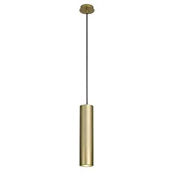 Pendelarmatuur ENOLA B PD-1 down, cilindrisch GU10 IP20, messing dimbaar