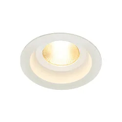 LED Recessed luminaire CONTONE ROUND Downlight, adjustable, white, IP44