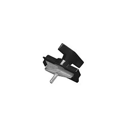 3-fase adapter S-TRACK 1-voudig, mechanisch, opbouwversie, universeel, zwart