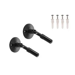 Wandhouder TENSEO 2 stuks, flexibel, zwart