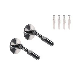 Wandhouder TENSEO 2 stuks, flexibel, chroom