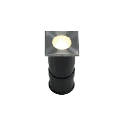 Inbouwarmatuur voor buiten POWER TRAIL-LITE LED IP67, rvs, zwart