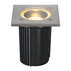 Vloerinbouwarmatuur DASAR EXACT GU10 hoekig GU10 IP67, rvs, zwart