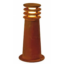 Staande armatuur voor buiten RUSTY® ROUND 40 klein, rond E27 IP55, roest dimbaar