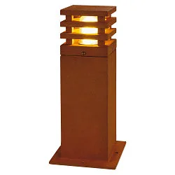 Staande armatuur voor buiten RUSTY® SQUARE 40 klein, hoekig E27 IP55, roest dimbaar