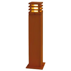 Staande armatuur voor buiten RUSTY® SQUARE 70 groot, hoekig E27 IP55, roest dimbaar