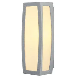 Wall luminaire MERIDIAN BOX with sensor (Motion Detector), silver grey