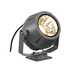 LED Outdoor luminaire FLAC BEAM LED Spot, 1x27W, 60°, 3000K, stonegrey