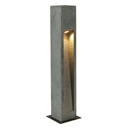 Staande armatuur voor buiten ARROCK STONE 75 COB hoekig, lang LED IP55, basaltgrijs, rvs