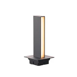 Padverlichting H-POL TWIN 60 2-vlams, hoekig, bekabeld IP55, antraciet 
