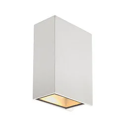 LED Wall luminaire QUAD 2 XL, square, 8,6W, COB LED, 3000K, 110°, white