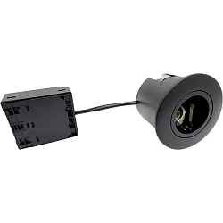 Inbouwarmatuur QUICK INSTALL G2 rond GU10 IP44, zwart 