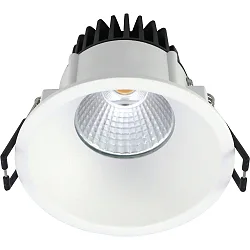 Inbouwarmatuur VELIA rond IP44, wit mat dimbaar 11W 4000K