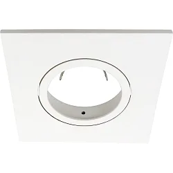 Afdekking QUICK/UNI INSTALL G2 vierkant, wit mat
