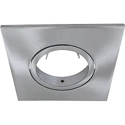 Afdekking QUICK/UNI INSTALL G2 vierkant, aluminium geborsteld