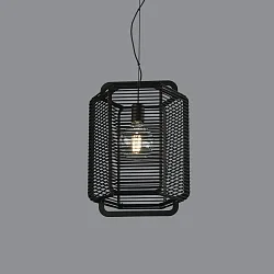 Pendelarmatuur CORDA 45 E27 IP20, zwart 