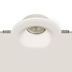 Inbouwarmatuur GAMMA 3409/12 overschilderbaar GU10 IP20, opaal, wit dimbaar