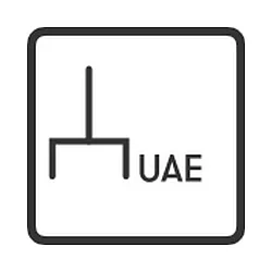 Contactdoos UAE RJ45 (NO 4417 /-19) 2-voudig, met deksel, voor computernetwerk, grijs, wit