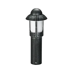Sokkelarmatuur TYPE NO 0531 lang, met omslag E27 IP44, zwart dimbaar