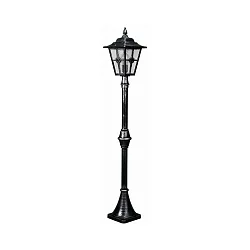 Padverlichting TYPE NO 4136 E27 IP23, zwart, zilver dimbaar