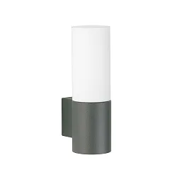 Wandarmatuur voor buitenshuis TYPE NO 0277 cilindrisch, dimbaar IP54, antraciet, mat dimbaar