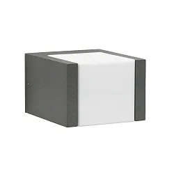 Wandarmatuur voor buitenshuis TYPE NO 0332 lang, dimbaar IP54, antraciet dimbaar