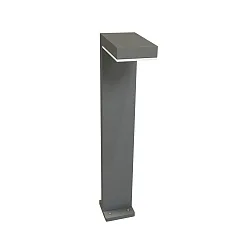 Lichtpaal TYPE NO 2087 hoekig, slagvast IP65, zwart