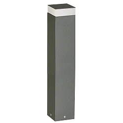 Sokkelarmatuur TYPE NO 2293 hoekig, lang, schakelbaar IP54, antraciet