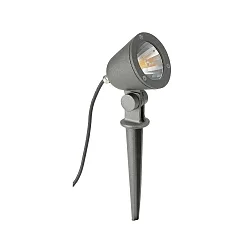 Lamp met grondpen TYPE NO 2398 G9 IP54, zwart, transparant dimbaar