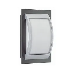 Wand- en plafondarmatuur TYPE NO 6199 klein E27 IP44, antraciet, zilver dimbaar