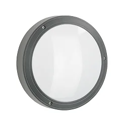 Wandarmatuur voor buitenshuis TYPE NO 6339 IP65, antraciet, opaal dimbaar